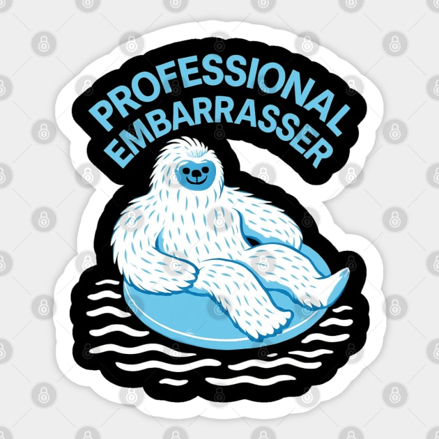 Witty Professional Embarrasser Design Sticker by TurnEffect
